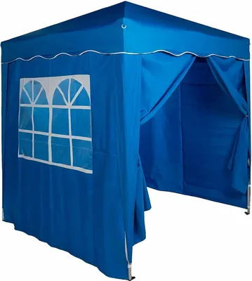 Image de Defacto Pavillon pliable Tente pliante 2x2m Tente de jardin incl. 4 parties latérales & sac Etanche", avec 4 parties latérales, 200x200 cm