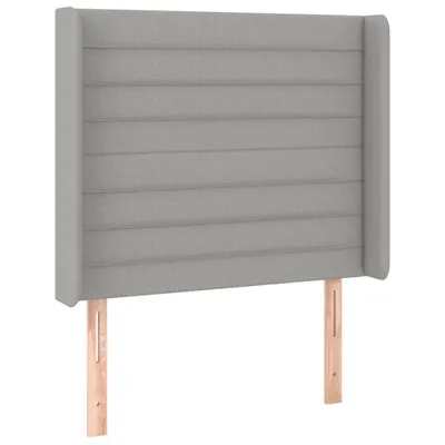 Produktbild von VidaXL 3119710, Hellgrau, Polyester, Holz, 1030 mm, 118 cm, 128 cm, 160 mm