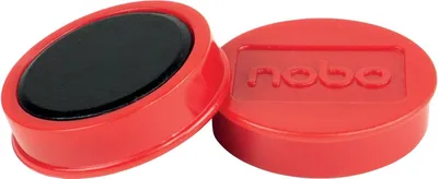 Obrázek produktu pro Nobo 1915314, Magnet na tabuli, Červená, 38 mm, 20 mm, 38 mm, 190 mm
