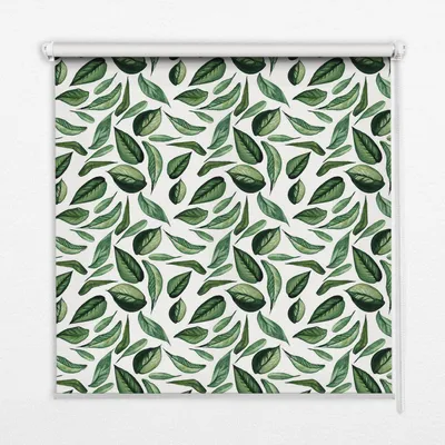Produktbild von Seitenzug-Rollo Fensterrollo Jalousie - Lichtdurchlässig Springrollos - 100x140 cm - Fallende Blätter von Bäumen