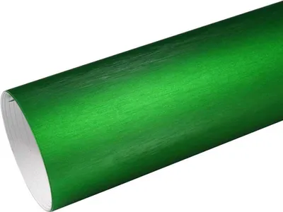 Produktbild von (9,86€/m²) Rapid Teck® Premium Autofolie Chrom Brushed Grün 152 cm Breite Laufmeterware selbstklebende Folie mit Luftkanälen Auto Folie