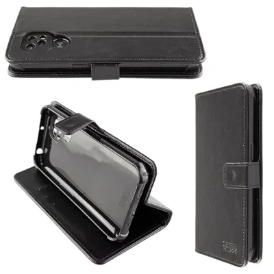 Obrázok produktu pre caseroxx puzdro na mobilný telefón kompatibilné s Doro 8100 / 8110 / 8200 / 8210 Knižková taška Wallet Case v čierna