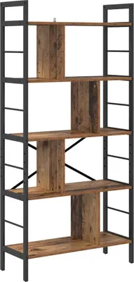 Zdjęcie produktu dla vidaXL Regał ze starego drewna 75 x 30 x 156 cm materiał drewnopochodny