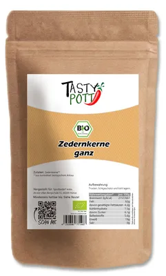 Produktbild von Tasty Pott  Zedernkerne ganz ab 500g - 500g