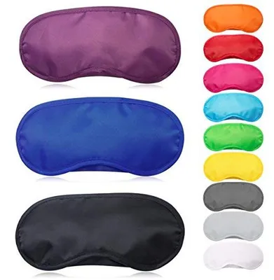Productafbeelding van Oogmasker Set - Blinddoek Slaap - Licht Blokkeren - Neuskussen Ontwerp - 12 Stuks - Veelkleurig