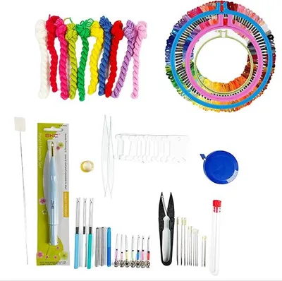 Image de INF Kit de Broderie Aiguille Poinçonnage Réglable - Têtes Multiples Interchangeables