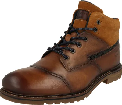 Zdjęcie produktu dla Bugatti VITTORE męskie buty za kostkę - wygodne buty za kostkę brązowe eleganckie NOWOŚĆ