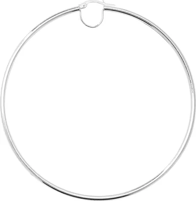 Productafbeelding van Creoolse oorbellen voor dames, zilver 925, 70 mm; TRS17692MM70