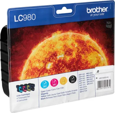 Immagine prodotto di Cartucce - Confezione multipla Brother No.980 - LC-980VALBP (nero, ciano, magenta, giallo)