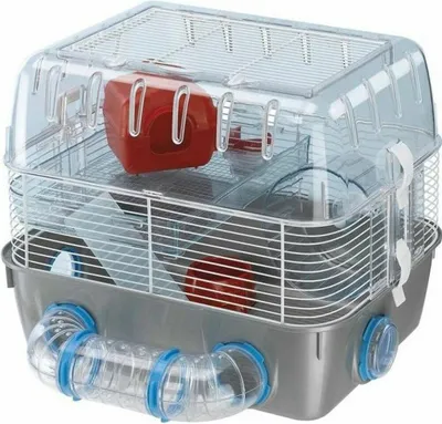 Produktbild von Ferplast Hamsterkäfig Combi 1 Fun Grau 40,5 x 29,5 x 32,5 cm 57926499