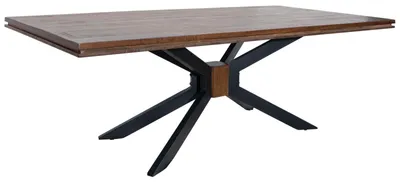 Produktbild von MASSIVMOEBEL24.DE Esstisch Mango 180x107x76 braun lackiert STILMÖBEL #123