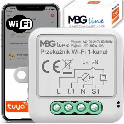 Produktbild von Tuya SB34 Unterputz Schalter WiFi Modul 10A Smart Home