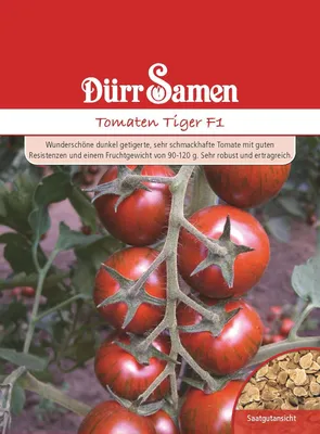 Produktbild von Dürr-Samen - Tomaten Tiger F1 - Saatgut - 4144