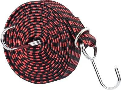 Immagine prodotto di INF Cinghia elastica per bagagli con ganci Rosso 2 m