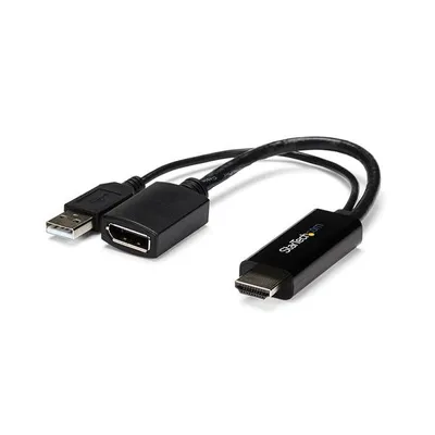 Produktbild von StarTech.com HDMI auf DisplayPort Adapter 4K 30Hz aktiv, HD2DP