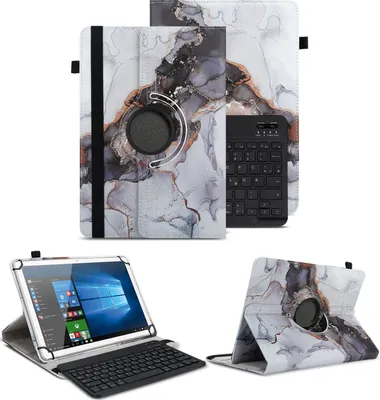 Produktbild von Schutzhülle Tastatur für Vale Tablet V11E LTE-4128 Tasche Bluetooth Hülle QWERTZFarben:Motiv 21