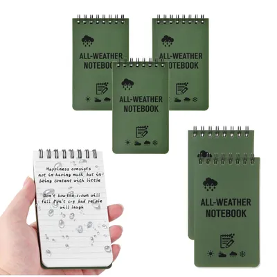 Produktbild von Set mit 6 wasserdichten Mini-Notizblöcken
