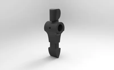 Produktbild von Ullrich-Sport Tischfussball Kicker Figur 'Soccer Pro ohne Gewicht - schwarz'