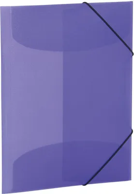 Produktbild von Sammelmappe A3 PP transluzent violett Packung mit 3 Stück