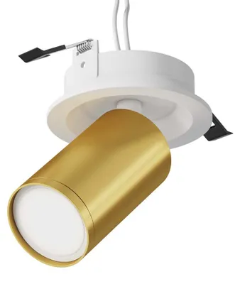 Obrázok produktu pre Stropné svietidlo Maytoni Focus S, stropné svietidlo GU10 12,3 cm biele / matné zlaté
