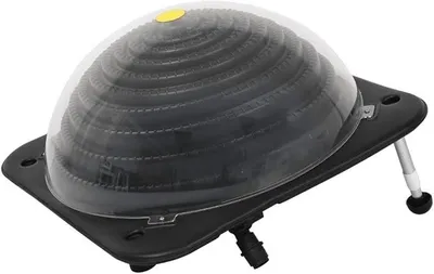 Produktbild von Solarkugel Poolheizung Set 2 Stück 75x75x36 cm HDPE Aluminium, verstellbare Beine, für Pool bis 16800 L, Solarheizung mit 2 m Schlauch, Outdoor