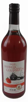 Produktbild von Janks Erdbeer-Glühwein mit Vanille (0.75 l / 8,5 % vol)