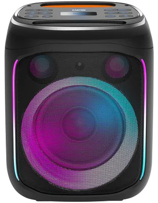 Produktbild von Canyon CNE-PBSP5, 40 W, Verkabelt & Kabellos, 10 m, USB Typ-A, Party Lautsprecher, Schwarz, Orange