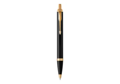 Image de Stylo à bille PARKER IM Black Lacquer M bleu Boîte cadeau