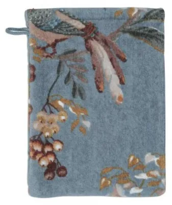 Produktbild von Pip Studio Waschhandschuh Secret Garden Blau (16x22cm)