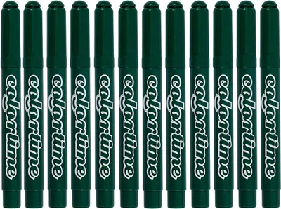 Produktbild von Creativ Company Filzstifte grün 12 Stück - Kinderstifte 5 mm