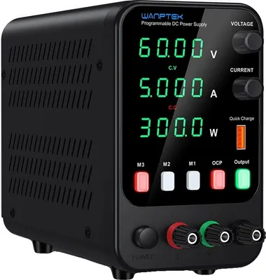 Obrázok produktu pre Wanptek DC napájací zdroj, nastaviteľné napätie 30V - 62V, vysoký prúdový výstup 5A - 10A, APS605H 60V 5A