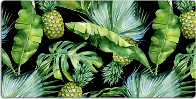 Produktbild von Schreibtischmatte Tischunterlage 100x50 cm Mauspad - Ananas