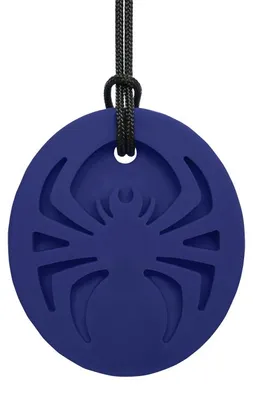 Productafbeelding van ARK Therapeutic Kaukette Spinnenbeet, donkerblauw, speelgoed. Groot, spinnenvormig kauwsieraad met openingen, ideaal voor knaagdieren die graag stevig op hun voortanden kauwen.
