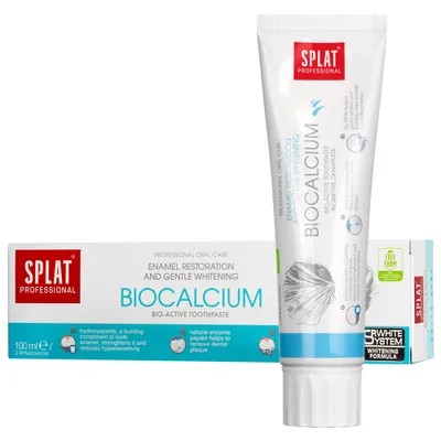 Obrázok produktu pre Splat | Zubná pasta Biocalcium - 100 ml - Remineralizačná - Bez fluoridov - Prírodné zložky