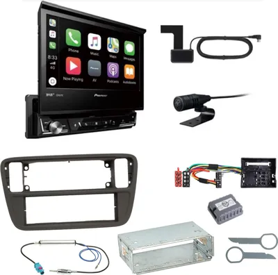 Produktbild von Pioneer AVH-Z7200DAB Bluetooth CD USB Einbauset für Up Seat Mii Skoda Citigo