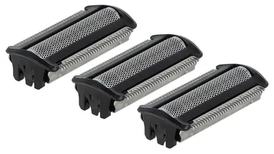Produktbild von vhbw 3x Scherköpfe Ersatz für Philips 420303551110, HQ1072/01, TT2000/43, HQ1072 für Elektrorasierer, Schwarz Silber
