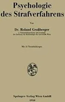 Produktbild von Psychologie des Strafverfahrens