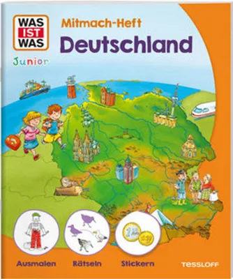 Immagine prodotto di WAS IST WAS Junior Mitmach-Heft Deutschland