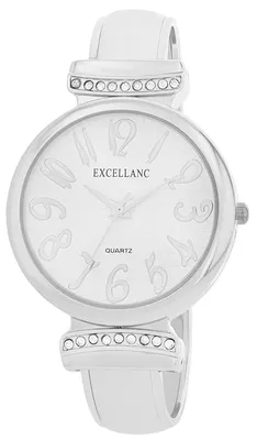 Produktbild von Damen Spangenuhr mit Quarzuhrwerk, Similisteinen, 36 mm Gehäuse, Metall, Mineralglas