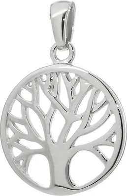 Produktbild von Baum Des Lebens Ø 14mm Kettenanhänger 925 Sterlingsilber Lebensbaum 9106