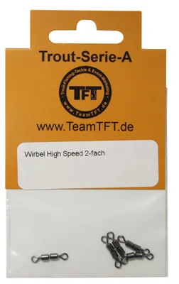 Produktbild von TFT High Speed 2-fach Wirbel - 5 Forellenwirbel, Größe/Tragkraft:Gr. 5 / 32kg