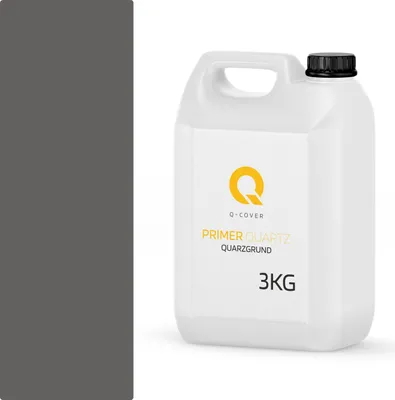 Produktbild von Quarzgrund Für Buntsteinputz | 3kg Dunkelgrau M41 Acrylatdispersion Grundiermittel Innen & Außen Für Wände Ca. 0,3-0,4 Kg/M2