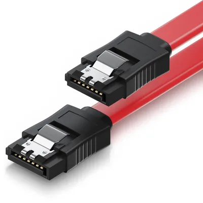 Produktbild von deleyCON 50cm SATA III Kabel S-ATA 3 Datenkabel 6 GBit/s - Rot