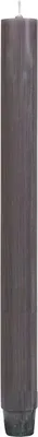 Produktbild von Durchgefärbte Stabkerzen Grau 290 x 26 mm in rustikaler Optik