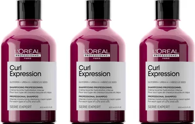 Produktbild von Curl Expression Intense Moisturizing Cleansing Cream Shampoo 3x300 ml