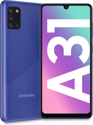 Obrázek produktu pro Samsung Galaxy A31 SM-A315G/DS, 16,3 cm (6.4"), 1080 x 2400 px, 4 GB, 64 GB, 48 MP, Modrá