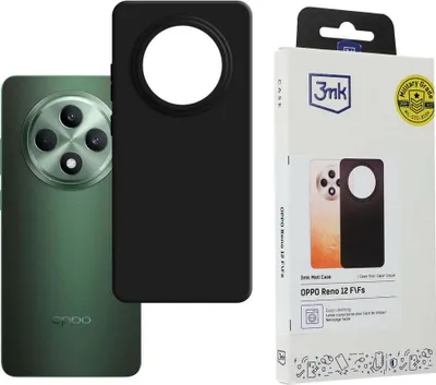 Produktbild von 3MK Matt Case Oppo Reno 12 F schwarz/schwarz Schutzhülle