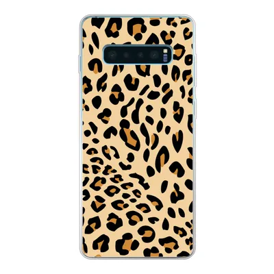 Produktbild von MuchoWow® Handyhülle Schutzhülle Hülle für Samsung Galaxy S10 Lite Tiermuster - Panther - Leopard Silikon Softcase Handy Hülle - Schutz