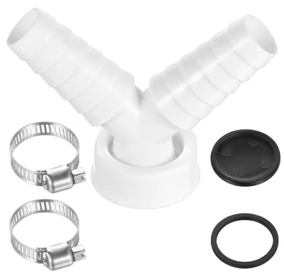 Y-Adapter 1 Zoll für Waschmaschinen-Abwasserschlauch, DN 25