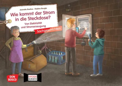 Produktbild von Wie kommt der Strom in die Steckdose? Von Elektrizität und Stromerzeugung. Kamishibai Bildkartenset